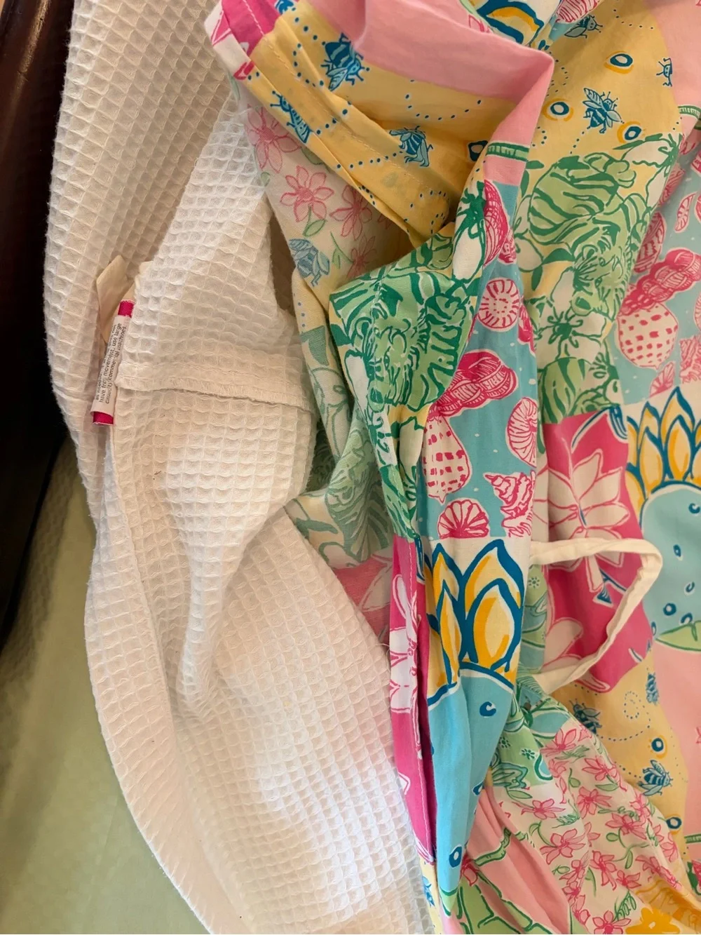 Lilly Pulitzer white label patchwork  Floral Quilt duvet twin